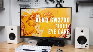 BenQ GW2790 100Hz Budget Eye Care Monitor Review [upl. by Gulick]