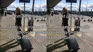 Farrux Xamrayev amp Faxriddin  Aeraport Yolida Lyrics [upl. by Naugan698]