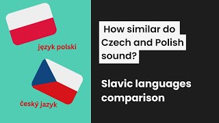 Czech vs Polish Language  Verbale Mondo [upl. by Ecydnac]