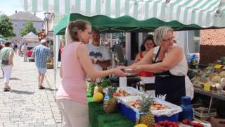 Bauernmarkt in Eschenbach [upl. by Ahcsropal416]