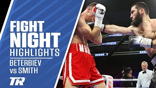 Artur Beterbiev Crushes Callum Smith at Home  FIGHT HIGHLIGHTS [upl. by Llemor662]