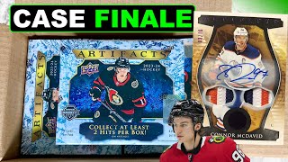 SEMIDRAMATIC CASE FINALE  202324 Upper Deck Artifacts Hockey Hobby Case Break Part 4 [upl. by Ecirtaemed840]