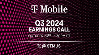 TMobile Q3 2024 Earnings Call Livestream [upl. by Niamjneb]