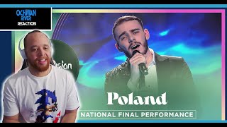 Ochman  River  Poland 🇵🇱  National Final Performance  Eurovision 2022 Reaction [upl. by Yelsha]