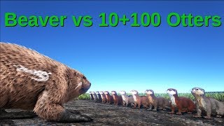 Beaver vs Otters  ARK Survival Evolved  Cantex [upl. by Hollah309]