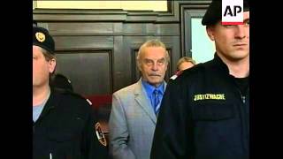 WRAP Fritzl sentenced to life in a psychiatric hospital ADDS leaves court [upl. by Sapphire]