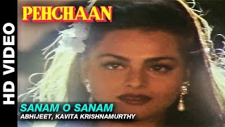 Sanam O Sanam  Pehchaan  Abhijeet Kavita Krishnamurthy  Saif Ali Khan amp Madhoo [upl. by Caddric696]