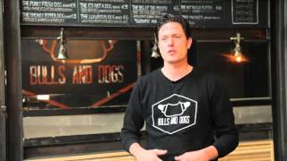 The best hotdog in Amsterdam is here at Bulls and Dogs [upl. by Camel]