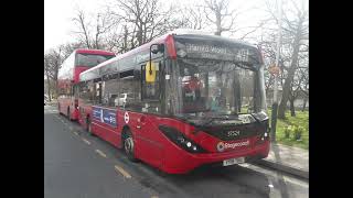 Enviro 200MMC Stagecoach London 37524 YY18TKU Route 497 Terminated at Harold Hill Dagnam Park Square [upl. by Emad]