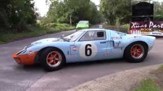 Gulf Racing Ford GT40  Sound and Accelerations [upl. by Beeck]