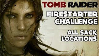 Tomb Raider  Firestarter Challenge All Sack Locations  Geothermal Caverns [upl. by Enirol]