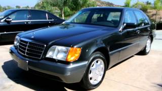 Mercedes Benz W140 S600 S500 600SEL 300SE Excellent 54K orig Miles S 600 500 320 [upl. by Rhu675]