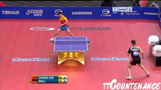 WTTC Zhang JikeTimo Boll [upl. by Virgina]