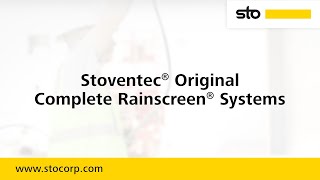 Stoventec® Original Complete Rainscreen® Systems [upl. by Okime80]