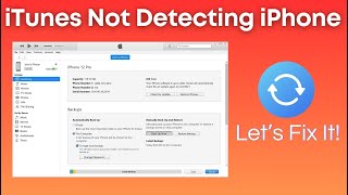 iTunes Not Detecting iPhone on Windows Laptop 🔥 Lets Fix It [upl. by Riegel]