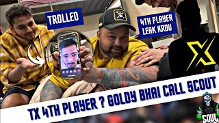 Soul Tx Announcement Goldy Bhai Call ScOut 📞 Regaltos  Aman Trolled [upl. by Notpmah]