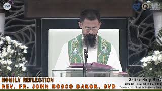 Homily Reflection of Rev Fr John Bosco Bakok SVD [upl. by Acirdna998]