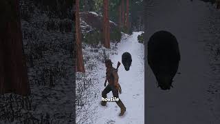 Standing in front of the grizzly bear in RDR1 vs RDR2🐻 [upl. by Idnew]