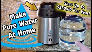 Complete Guide To At Home Water Distillation Using A Countertop Water Distiller Pure H2O [upl. by Longo]