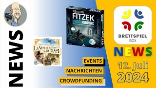 Brettspiel News der Brettspielbox  12 Juli 2024 [upl. by Enayd220]