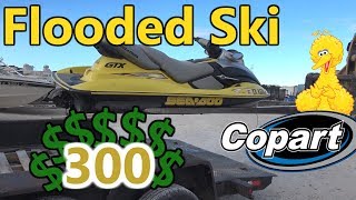 I Bought A Flooded JetSki at Copart For 300 Can I Rebuild it [upl. by Edea]