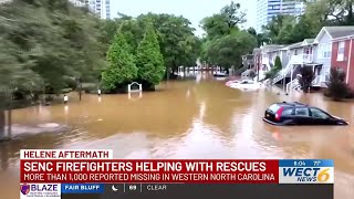 ‘It’s a mess up there’ Local firefighters describe Helene devastation [upl. by Sancho]