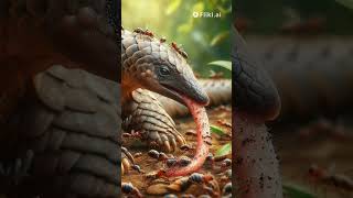 Pangolin The Armored Enigma 🦠🦎 Pangolin NaturesArmor WildlifeWonders naturelovers facts [upl. by Sert]