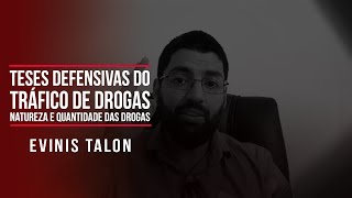 Teses defensivas do tráfico de drogas natureza e quantidade das drogas [upl. by Animehliw]