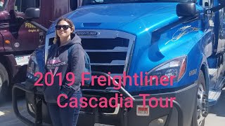 2019 Freightliner Cascadia Sleeper Interior Tour [upl. by Amarillas]