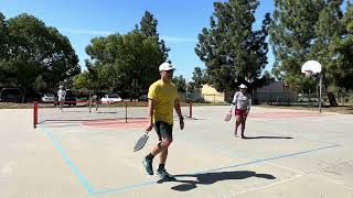 Pickleball Rec Play GioGolda  CrystalDan [upl. by Biddle]