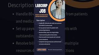 LabCorp Is Hiring Now Remote Customer Service Support Representative – Labcorp Work From Home [upl. by Buckingham]