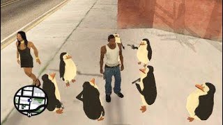 Este NO es otro RARO video de Pingüinos en GTA San Andreas [upl. by Nina]