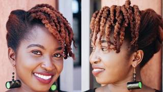 7 Quick and Easy Natural Hairstyles for medium length and long hair  Just Margie [upl. by Maon]