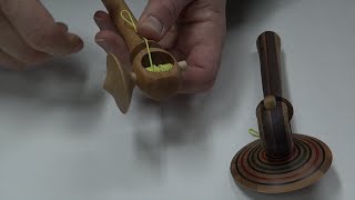 Turning A Spinning Top amp Launcher [upl. by Aekin]