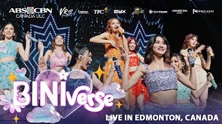 BINIverse Canada Tour Concert Film Highlights  Edmonton BINI Canada Vancouver Winnipeg Toronto [upl. by Zelten390]