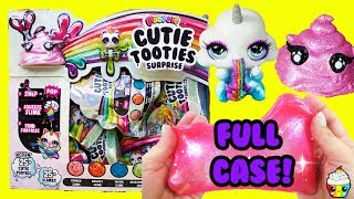 Poopsie Cutie Tooties Full Case Unboxing Tons of Slimes  Cuties [upl. by Annaerb]