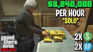 Double Money How To Replay Union Depository Heist SOLO  B2B  GTA Online [upl. by Yenahteb938]