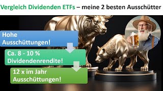 Dividenden ETFs mit 810  Dividendenrendite  Diese ETFs generieren mir 4600 € Nettodividende pa [upl. by Ahseikram]