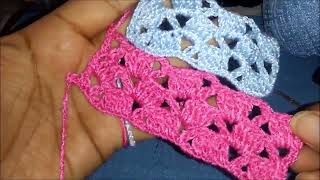 Puntada caladas a crochet paso a paso [upl. by Clarkin]