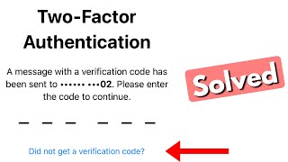 Fix iphone two factor authentication code not receivednot sending  problem solved [upl. by Buford]