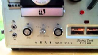 Akai X150D Reel To Reel Vintage Tape Machine [upl. by Kenaz]