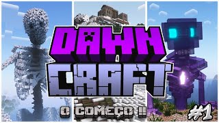 EXPLORANDO O MUNDO MAGICO  Dawmcraft 1 [upl. by Neerehs933]