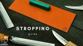 Stropping Guide for Wood Carving Tools [upl. by Arela713]