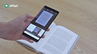 Live demo of vFlat your best mobile book scanner [upl. by Hizar]