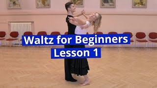 Waltz for Beginners Lesson 1  Box Step Closed Change [upl. by Gennifer27]