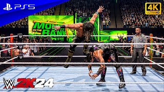 WWE 2K24  Seth Rollins vs Damian Priest  WWE Money in the Bank 2024 Full Match  PS5™ 4K60 [upl. by Noillid]