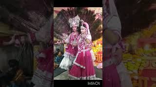 Nainan main shyam samaygo radhakrishna jhanki youtubeshorts shorts viral [upl. by Haem]