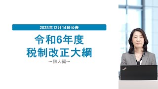 速報解説 2024年度（令和6年度）税制改正大綱【個人編：定額減税・子育て支援・住宅資金贈与】 [upl. by Ayotyal]