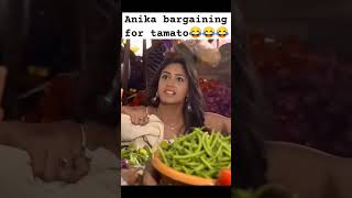 Tamatar de rhe ho ya heeremoti😂anika bargaining😅 ishqbaaz Anika funny sceneishqbaazshortsfeedyt [upl. by Zelten]