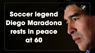 Soccer legend Diego Maradona rests in peace at 60 [upl. by Zea]